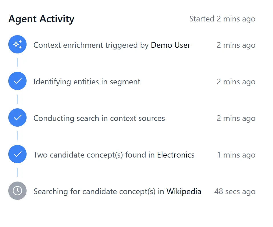 Screenshot of BloxWeaver Context Agent in Action