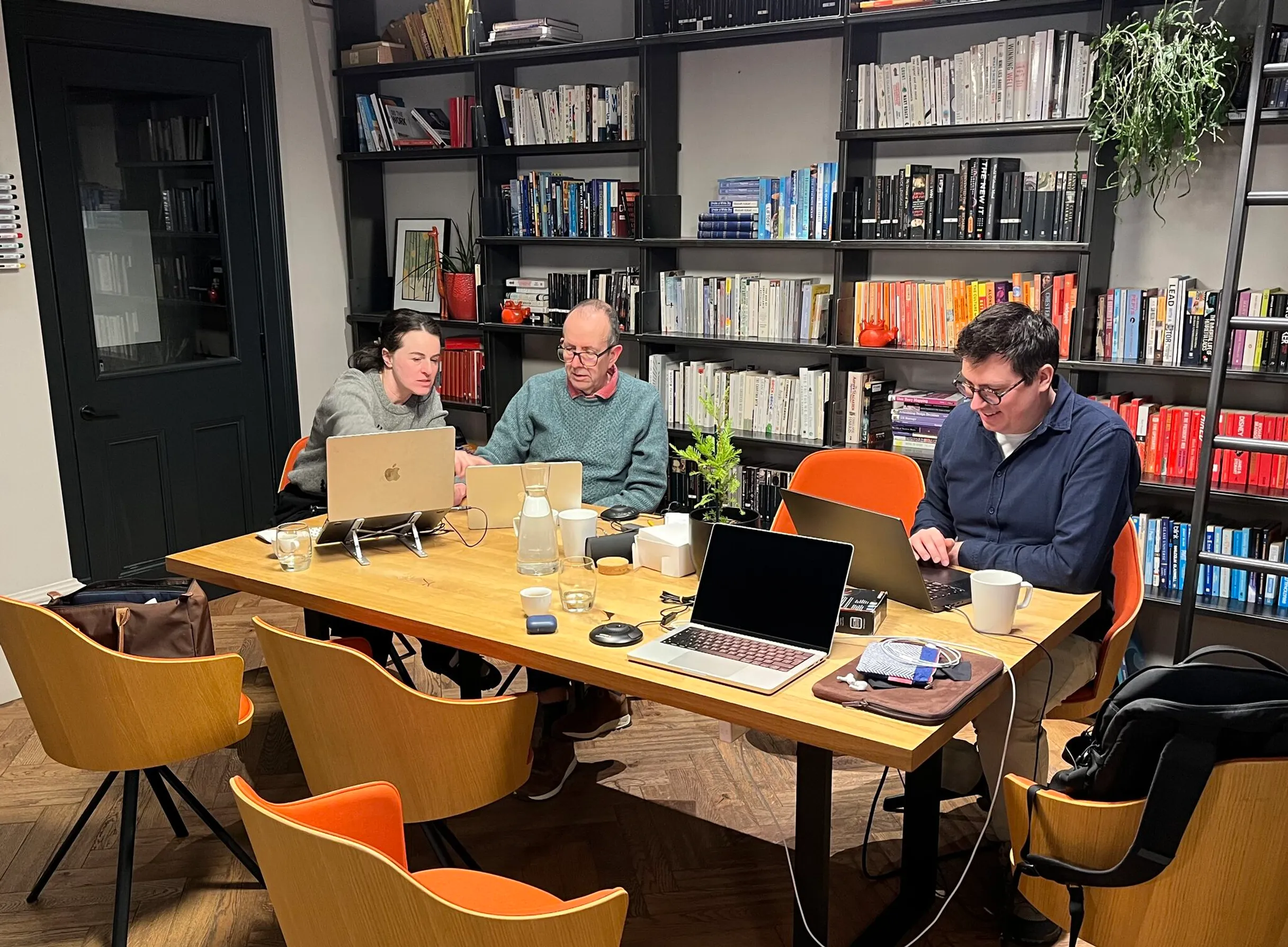 The BloxWeaver team working together